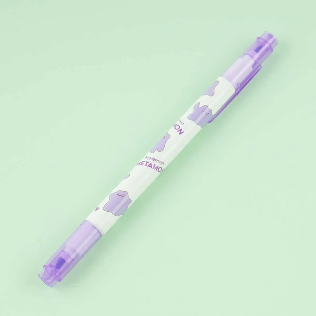 Pokemon Double-Sided Highlighter - Ditto / Purple